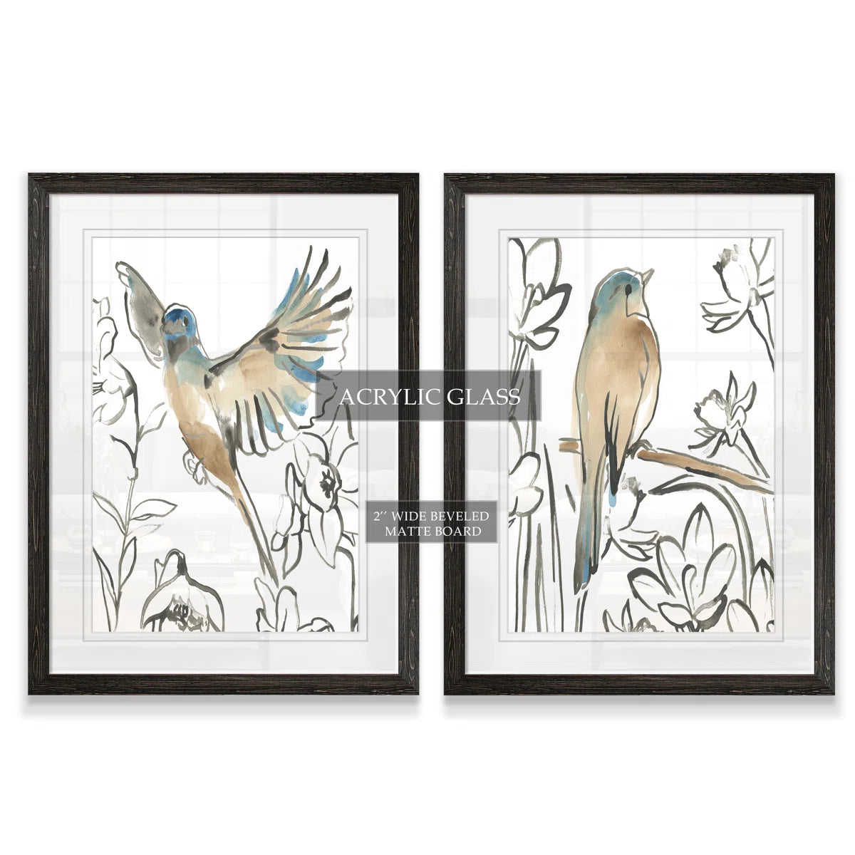 " Songbird Meadow III " by Vincent Van Gogh 2 - Pieces