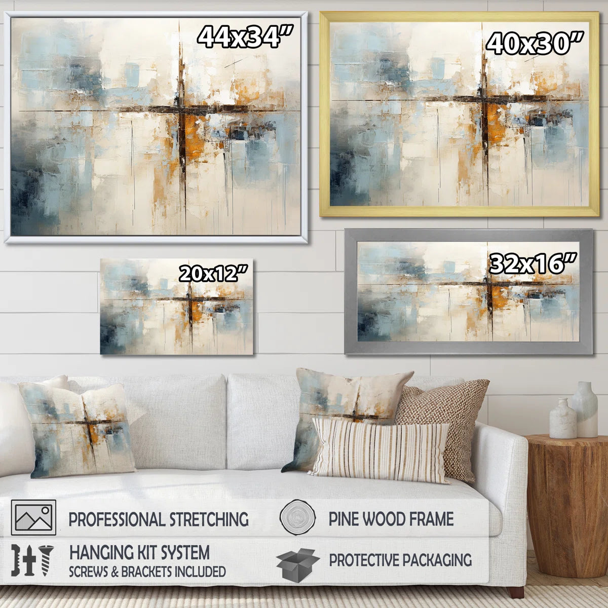 Minimalism Christianity Cross Dream I - Christianity Wall Art