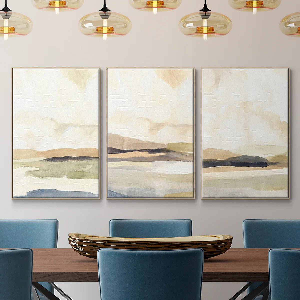 " Slate Movement I " 3 - Pieces (Set of 3)