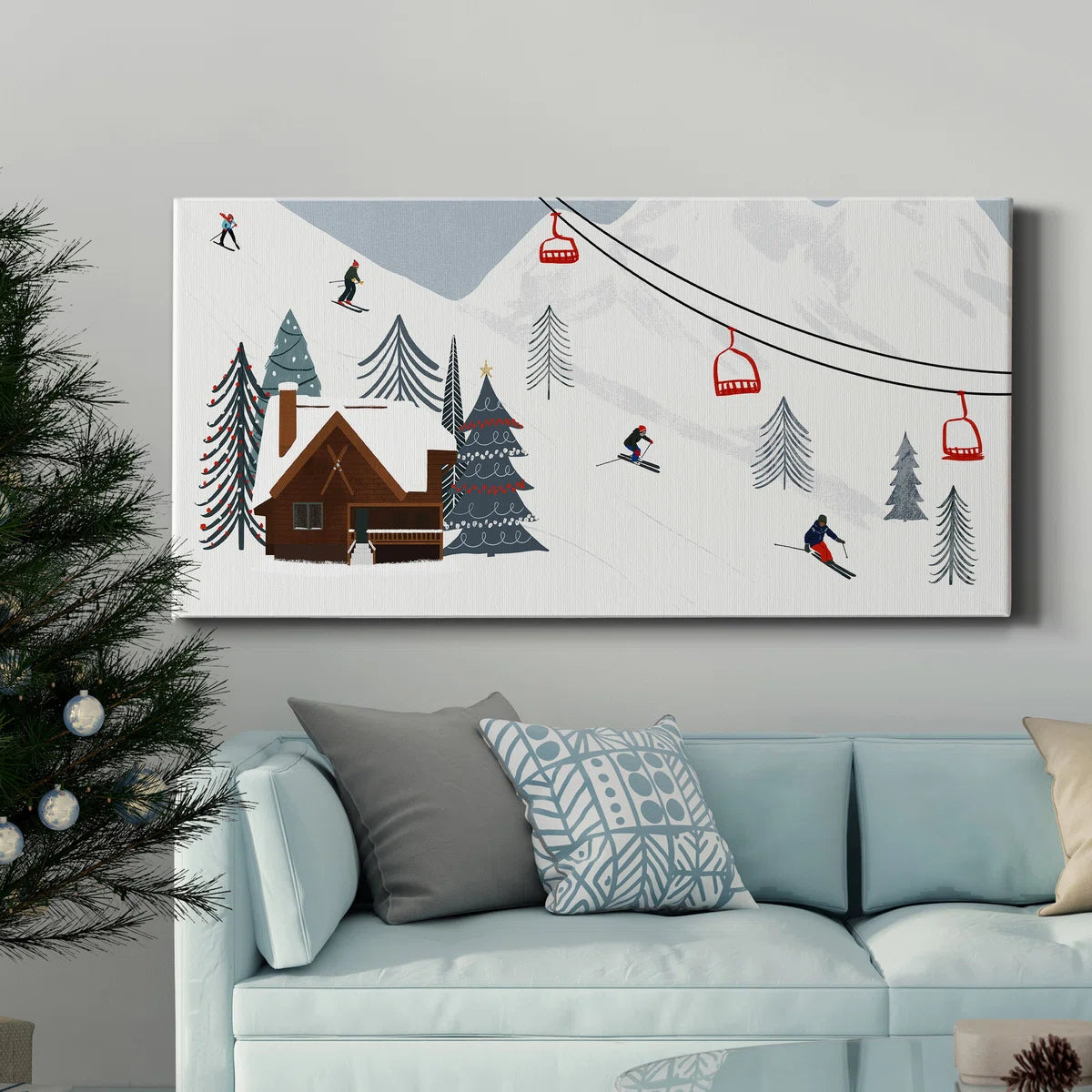 " Ski Slope Collection D "